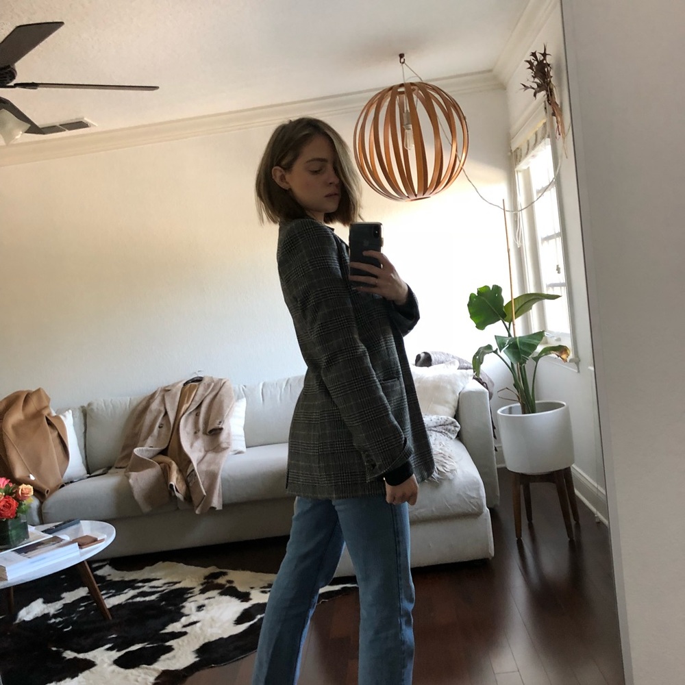 Checked Blazer - image 8